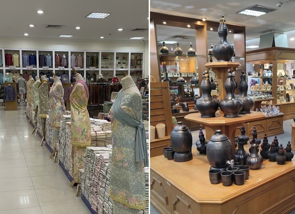 Terengganu shopping Pasar Payang batik songket keropok souvenirs