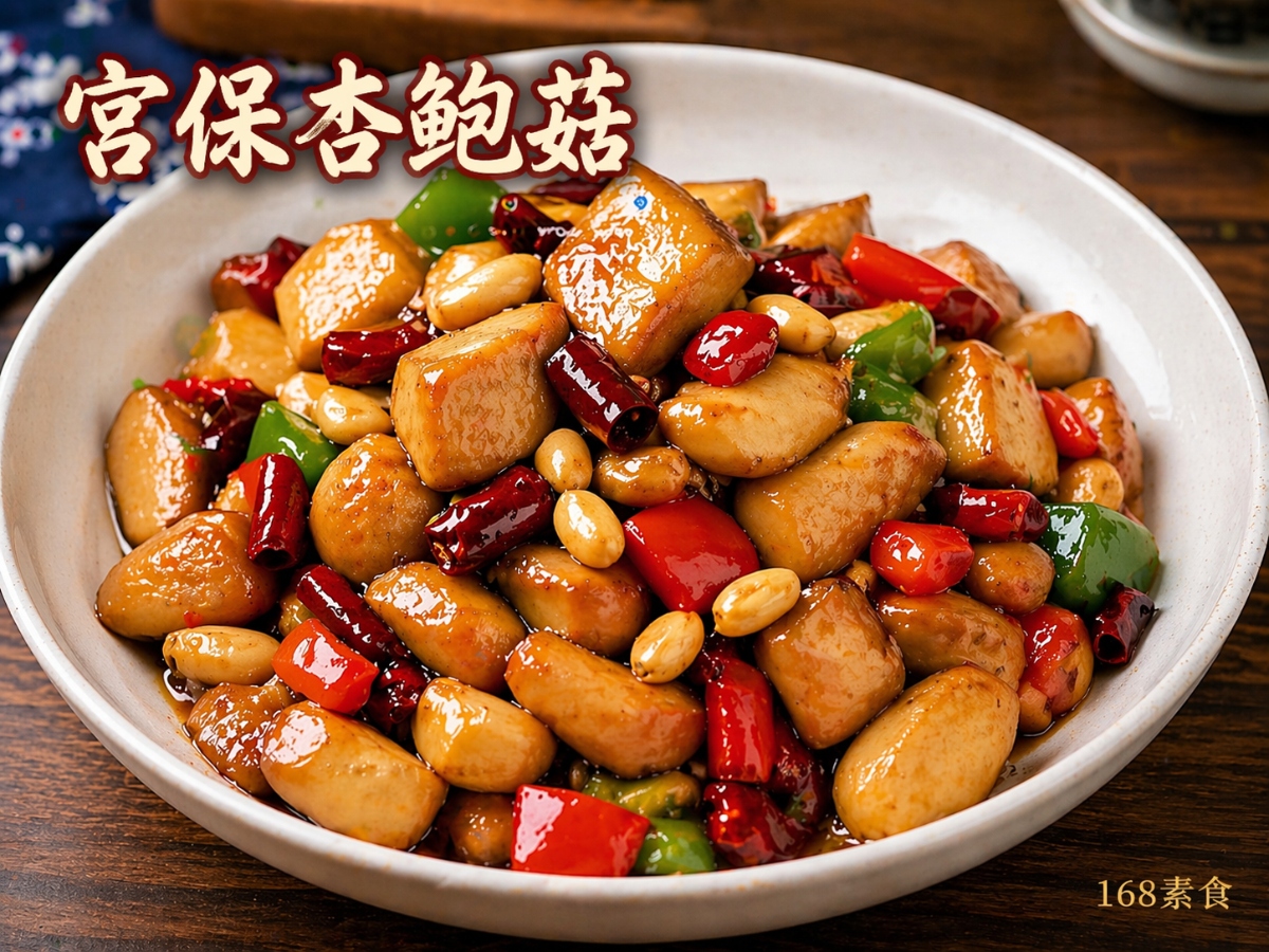 素食推荐｜宫保杏鲍菇