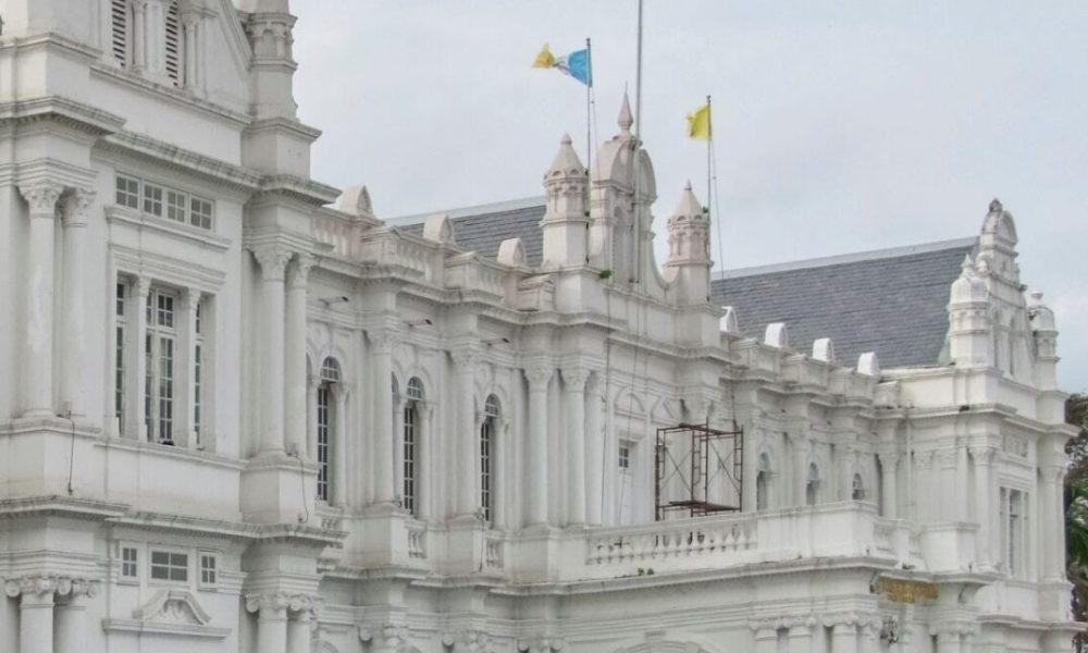 city hall in George Town at Penang Island in Malaysia